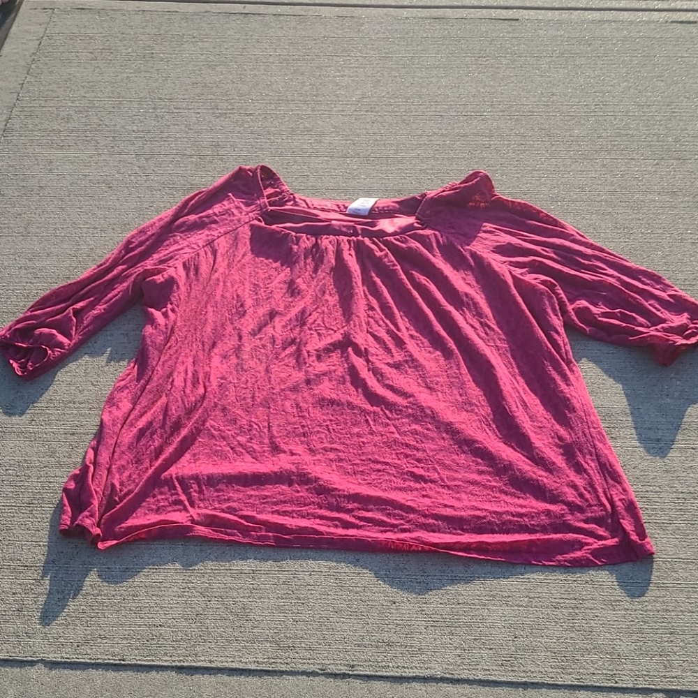 Pink Plus Size Shirt